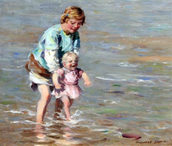 William Marshall Brown (1863-1936) Paddlers, 12 x 14in.